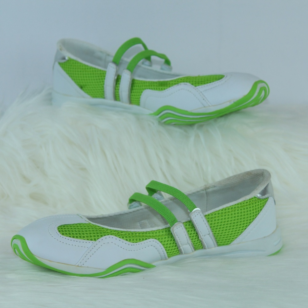 3/$25 Lime Green Slip on Flat Shoes